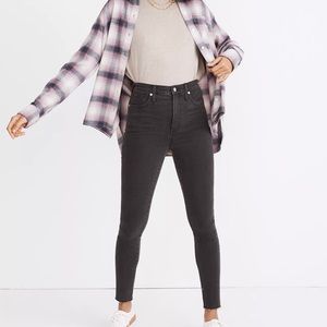 Madewell 11” high rise skinny jeans in lunar wash
